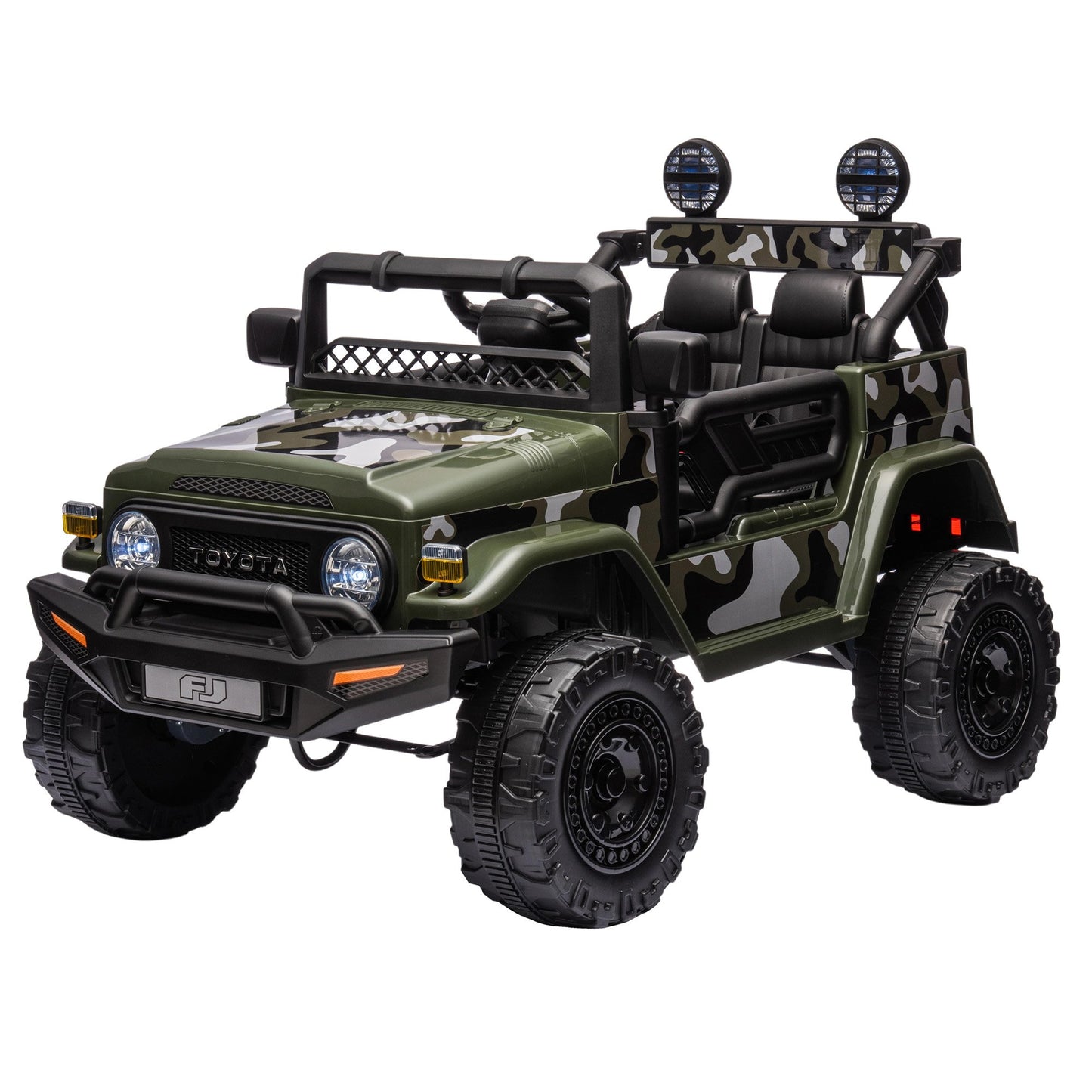 Kahuna Authorised Toyota FJ Cruiser Kids Electric Ride On Car - Green V240-CAR-TYT-FJC-GN