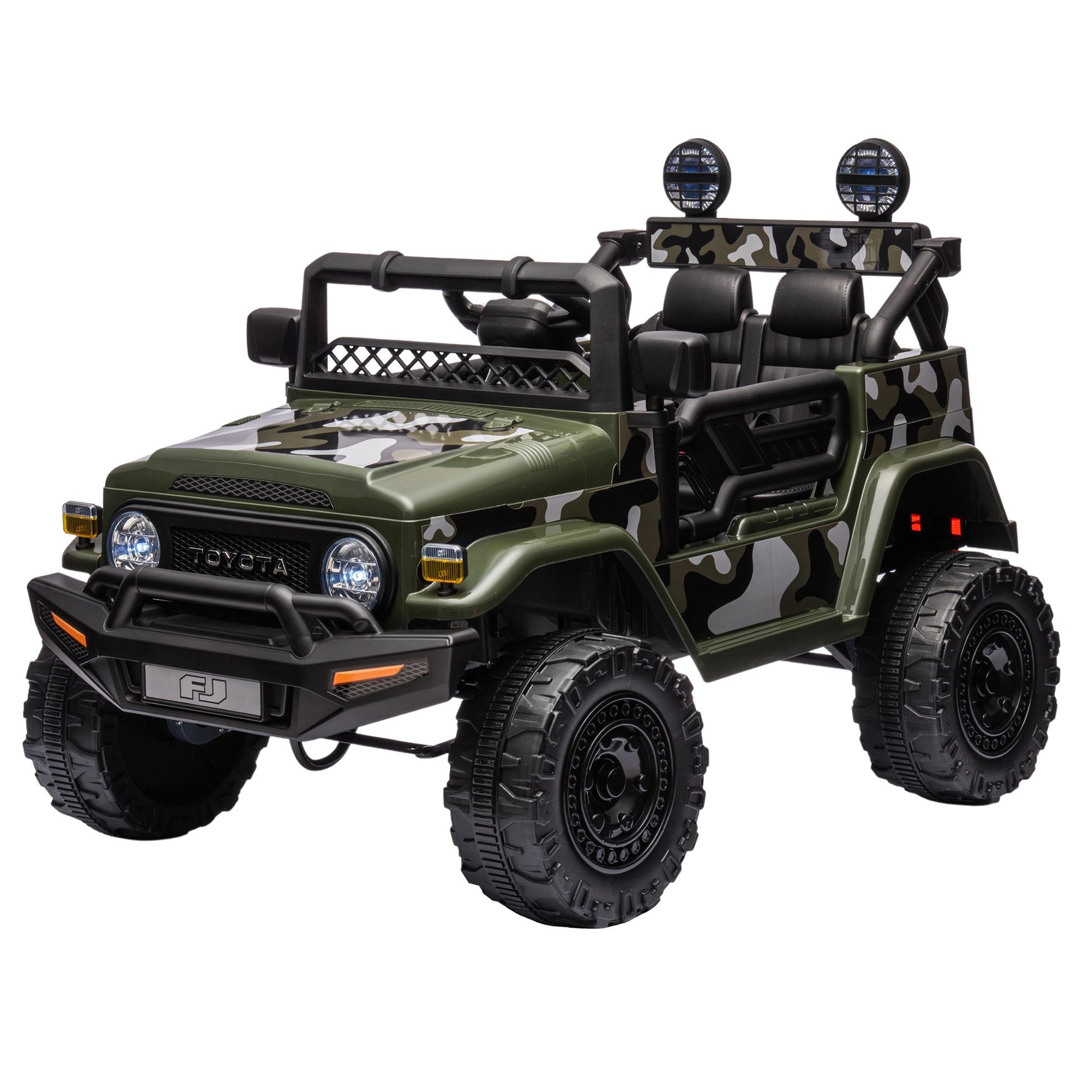 Kahuna Authorised Toyota FJ Cruiser Kids Electric Ride On Car - Green V240-CAR-TYT-FJC-GN