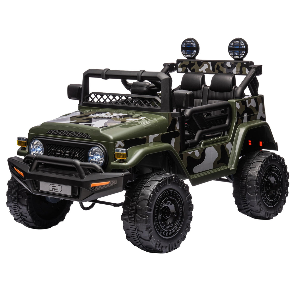 Kahuna Authorised Toyota FJ Cruiser Kids Electric Ride On Car - Green V240-CAR-TYT-FJC-GN