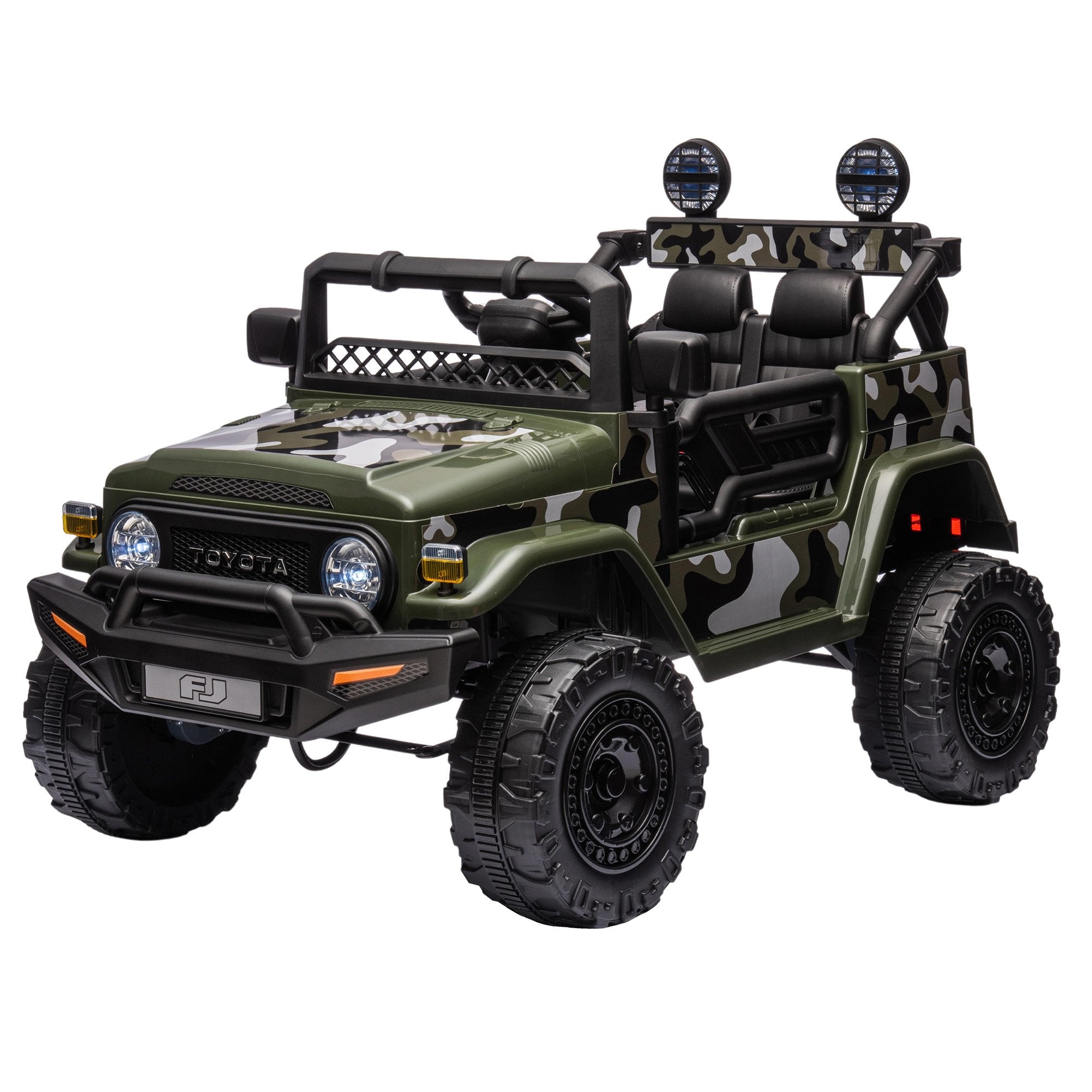 Kahuna Authorised Toyota FJ Cruiser Kids Electric Ride On Car - Green V240-CAR-TYT-FJC-GN