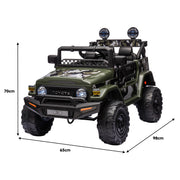 Kahuna Authorised Toyota FJ Cruiser Kids Electric Ride On Car - Green V240-CAR-TYT-FJC-GN
