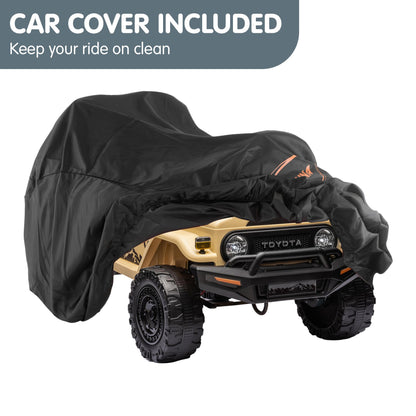 Kahuna Authorised Toyota Fj Cruiser Kids Electric Ride On Car - Khaki V240-CAR-TYT-FJC-KH