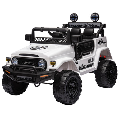 Kahuna Authorized Toyota Electric Kids Ride-on Car Fj Cruiser - White V240-CAR-TYT-FJC-WH