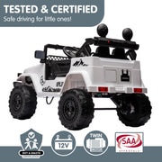 Kahuna Authorized Toyota Electric Kids Ride-on Car Fj Cruiser - White V240-CAR-TYT-FJC-WH