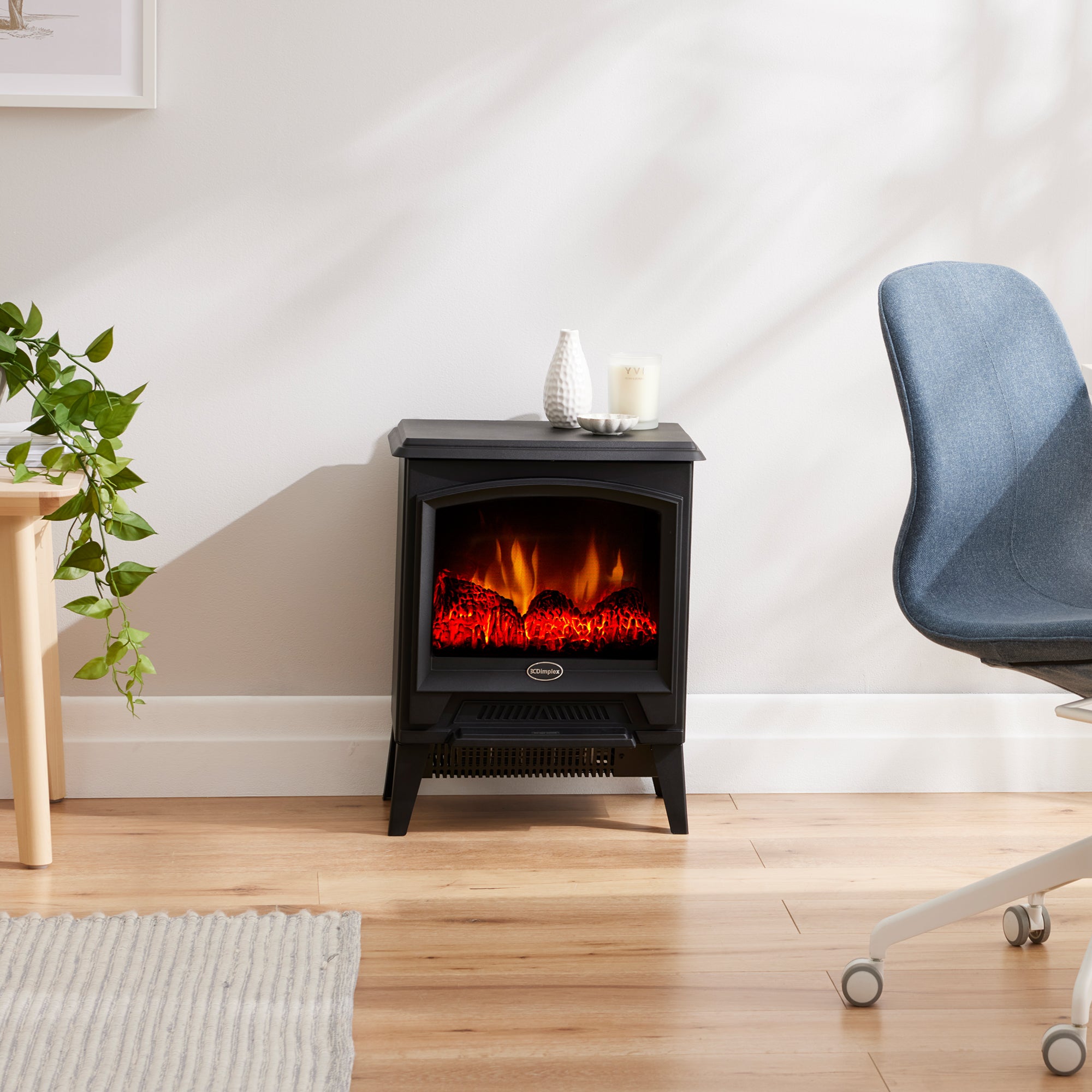 Dimplex 2kW Casper Optiflame Portable Electric Stove V240-CAS20N-AU