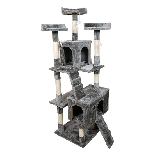 Furtastic 170cm Cat Tree Scratching Post - Silver Grey V240-CAT-EJT-361-SGY