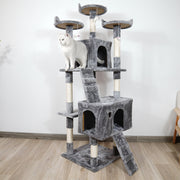 Furtastic 170cm Cat Tree Scratching Post - Silver Grey V240-CAT-EJT-361-SGY