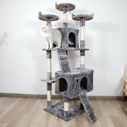 Furtastic 170cm Cat Tree Scratching Post - Silver Grey V240-CAT-EJT-361-SGY