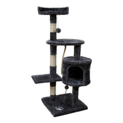Furtastic 110cm Cat Tree Scratching Post - Dark Grey V240-CAT-EJT-364-DGY