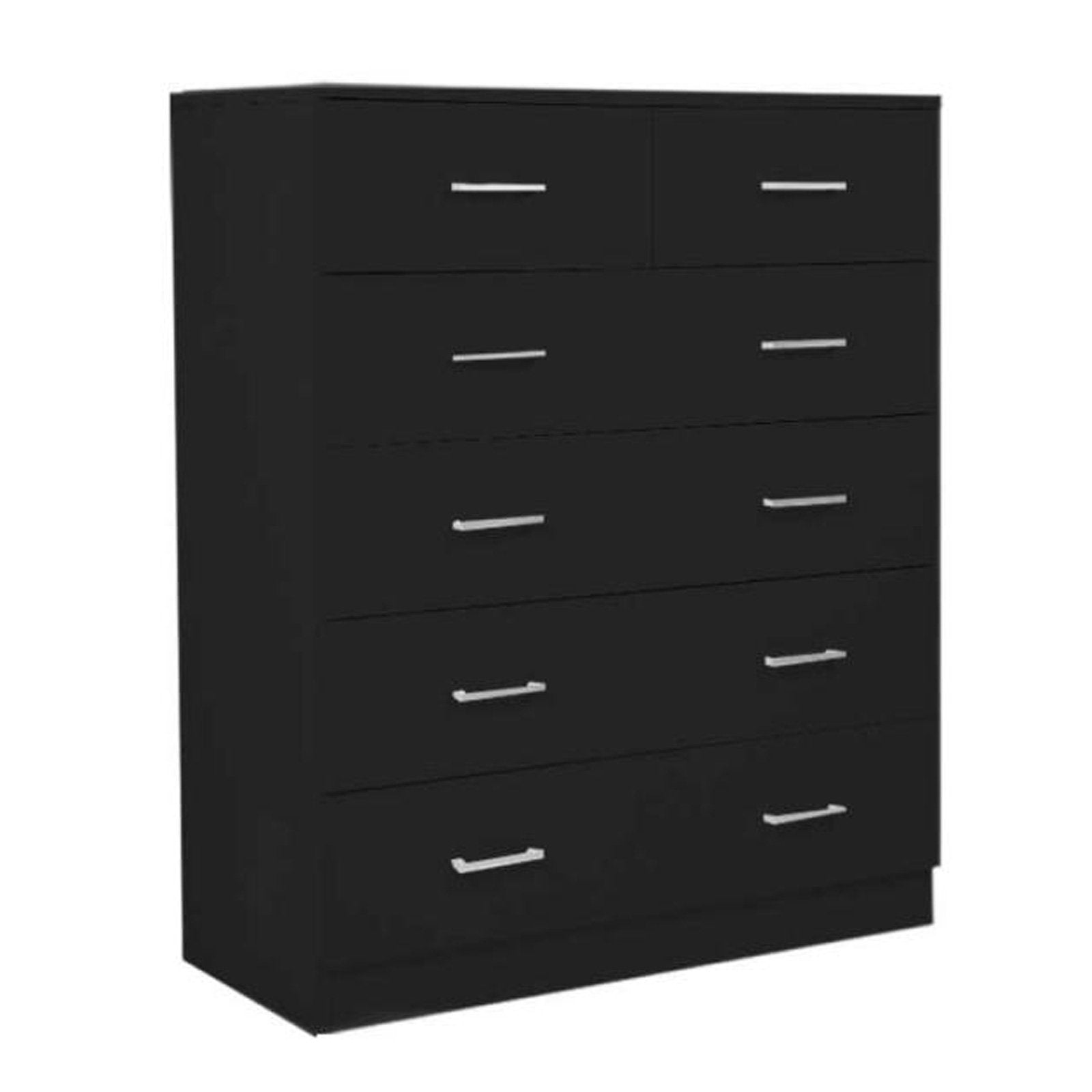 Sarantino Tallboy Dresser 6 Chest Of Drawers Table Cabinet Bedroom Storage Black V240-CBT-085-040-105-BK