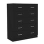 Sarantino Tallboy Dresser 6 Chest Of Drawers Table Cabinet Bedroom Storage Black V240-CBT-085-040-105-BK