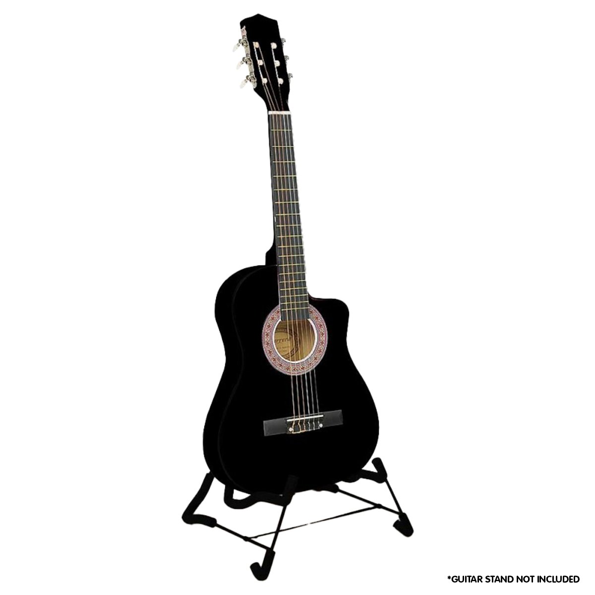 Karrera Childrens Acoustic Guitar Kids - Black V240-CC34-BK
