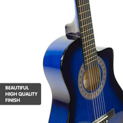 Karrera Childrens Acoustic Guitar Kids - Blue V240-CC34-BU