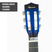 Karrera Childrens Acoustic Guitar Kids - Blue V240-CC34-BU