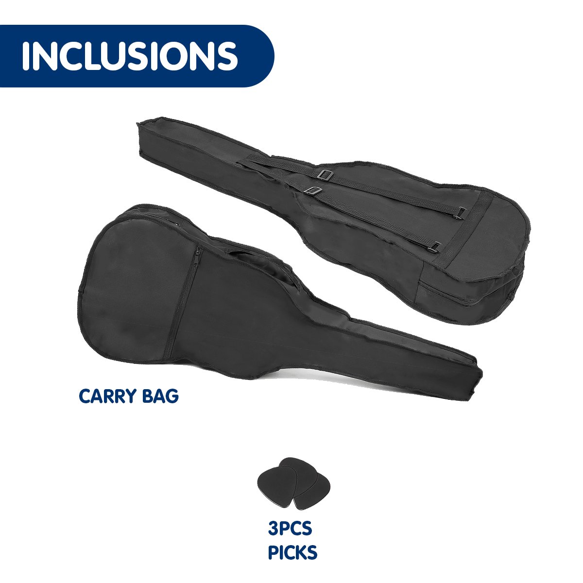 Karrera Childrens Acoustic Guitar Kids - Blue V240-CC34-BU