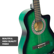 Karrera Childrens Acoustic Guitar Kids - Green V240-CC34-GN