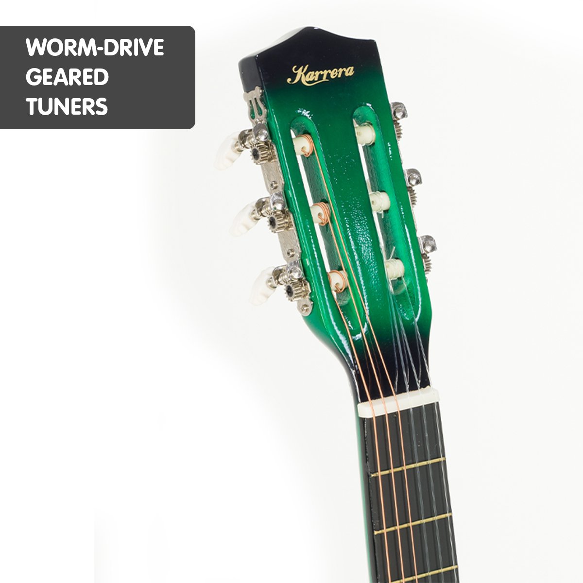 Karrera Childrens Acoustic Guitar Kids - Green V240-CC34-GN