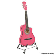 Karrera Childrens Acoustic Guitar Kids - Pink V240-CC34-PK