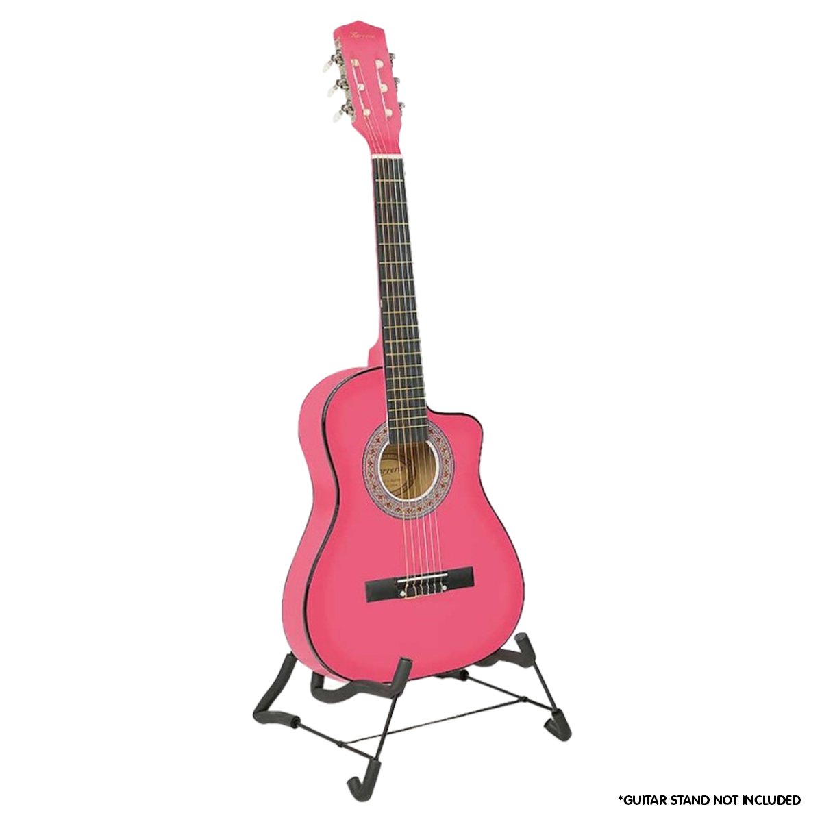 Karrera Childrens Acoustic Guitar Kids - Pink V240-CC34-PK