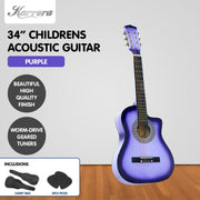 Karrera Childrens Acoustic Guitar Kids - Purple V240-CC34-PU