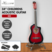 Karrera Childrens Acoustic Guitar Kids - Red V240-CC34-RD