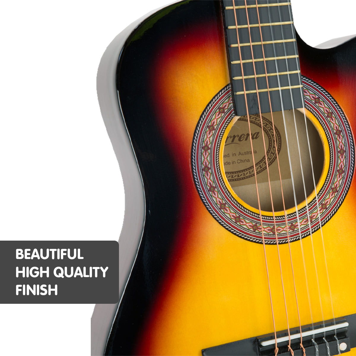 Karrera Childrens Acoustic Guitar Kids - Sunburst V240-CC34-SB