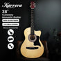 Karrera 38in Cutaway Acoustic Guitar with guitar bag - Natural V240-CC38-NAT