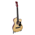 Karrera 38in Pro Cutaway Acoustic Guitar with guitar bag - Natural V240-CC38-PRO-NAT