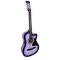 Karrera 38in Cutaway Acoustic Guitar with guitar bag - Purple Burst V240-CC38-SPU