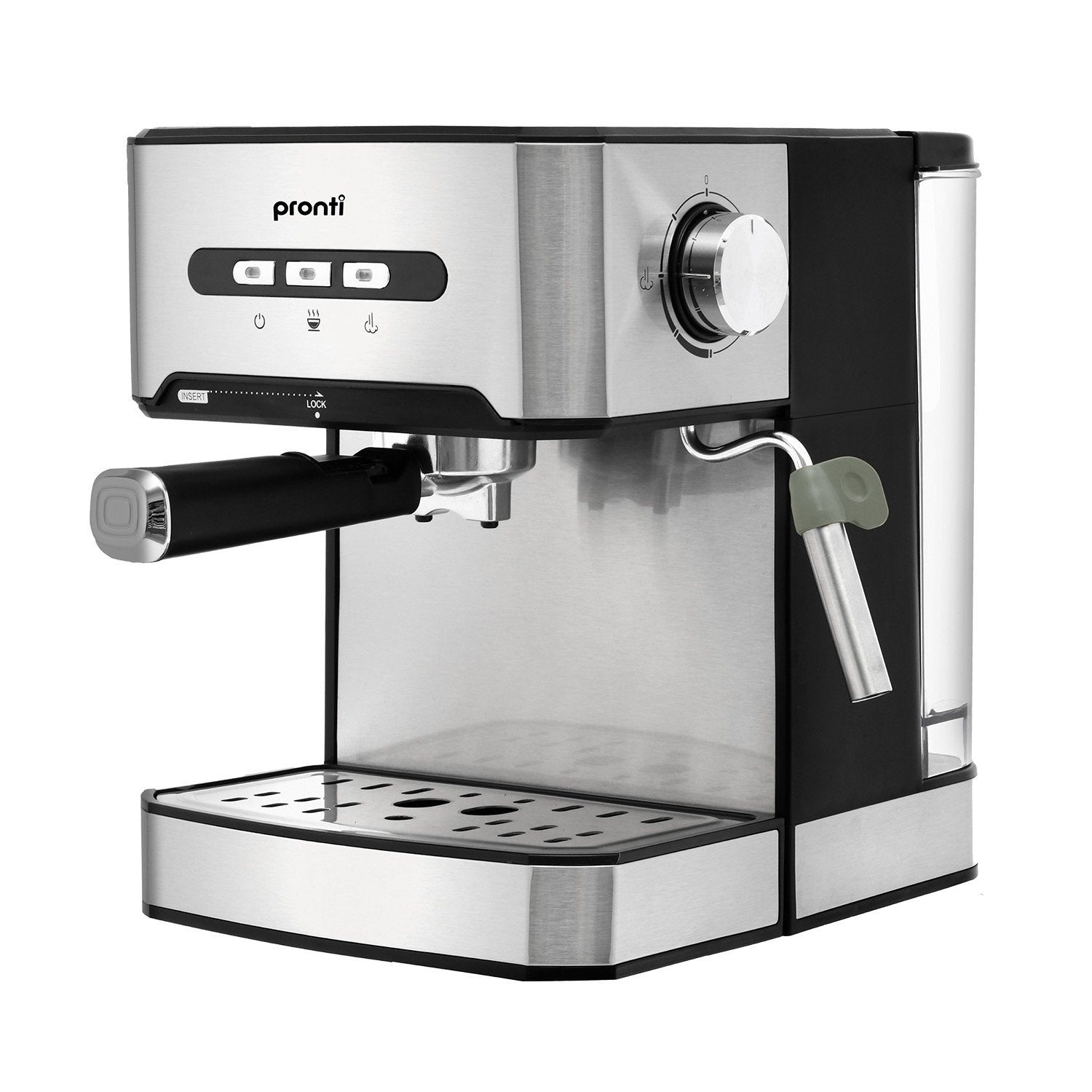 Pronti 1.6L Automatic Coffee Espresso Machine with Steam Frother V240-CFM-16L-CRK-825