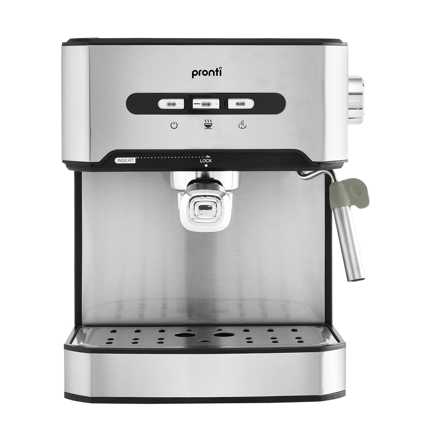 Pronti 1.6L Automatic Coffee Espresso Machine with Steam Frother V240-CFM-16L-CRK-825