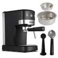 Pronti CM-850D Coffee Machine 20 Bar Espresso Maker with Milk Frother and 1.25L Tank V240-CFM-GTS-850D