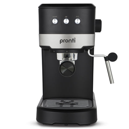 Pronti CM-850D Coffee Machine 20 Bar Espresso Maker with Milk Frother and 1.25L Tank V240-CFM-GTS-850D