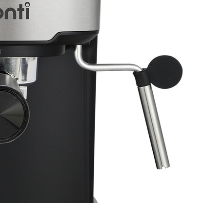 Pronti CM-850D Coffee Machine 20 Bar Espresso Maker with Milk Frother and 1.25L Tank V240-CFM-GTS-850D