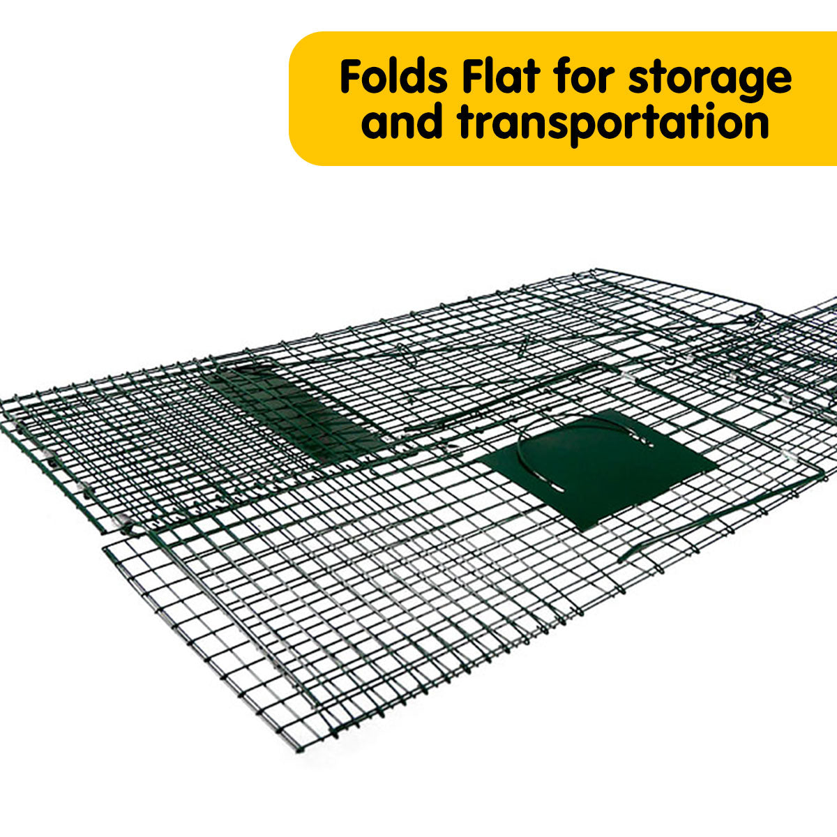 Klika Humane Live Animal Trap Possum Rat Rabbit Hare Catcher Folding Cage V240-CH-628