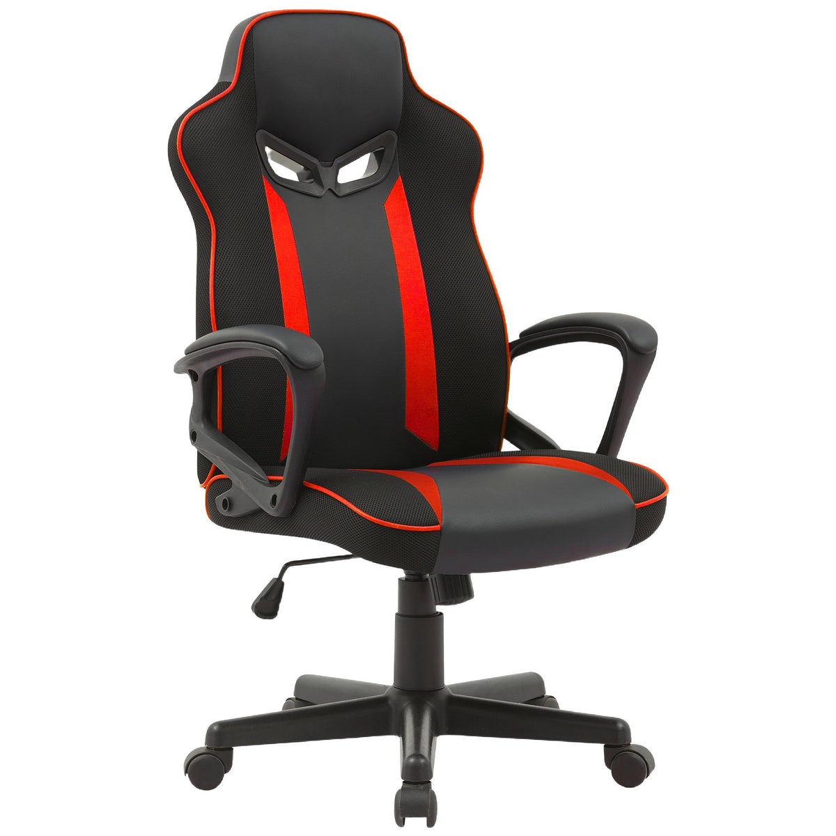 Sarantino Fayzo Racing Reclining Office Gaming Chair Black And Red Adjustable Computer Desk Seat With V240-CH-MLM-675-BKRD