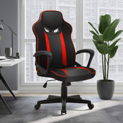 Sarantino Fayzo Racing Reclining Office Gaming Chair Black And Red Adjustable Computer Desk Seat With V240-CH-MLM-675-BKRD