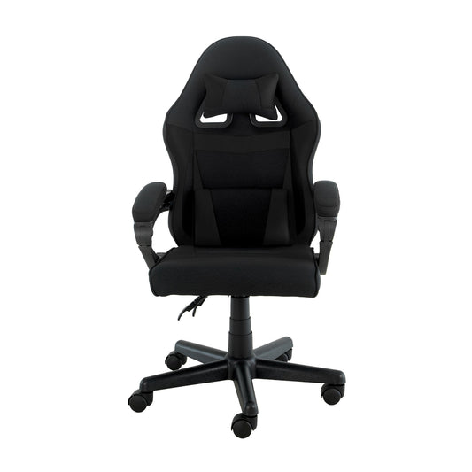 Sarantino Antre Kids Study Gaming Chair Black Adjustable Computer Desk Seat Racing Inspired-look With V240-CH-MLM-691-BK
