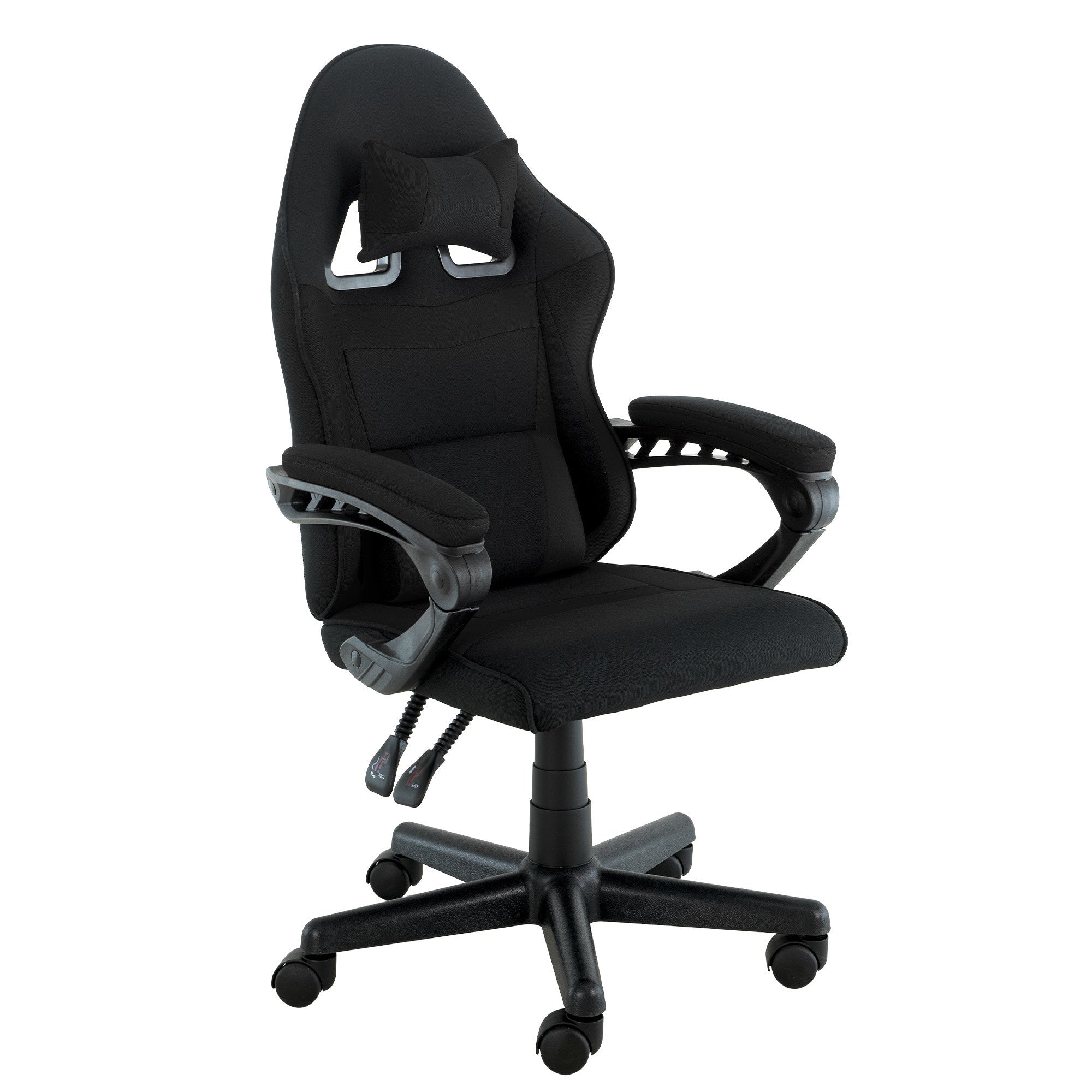 Sarantino Antre Kids Study Gaming Chair Black Adjustable Computer Desk Seat Racing Inspired-look With V240-CH-MLM-691-BK