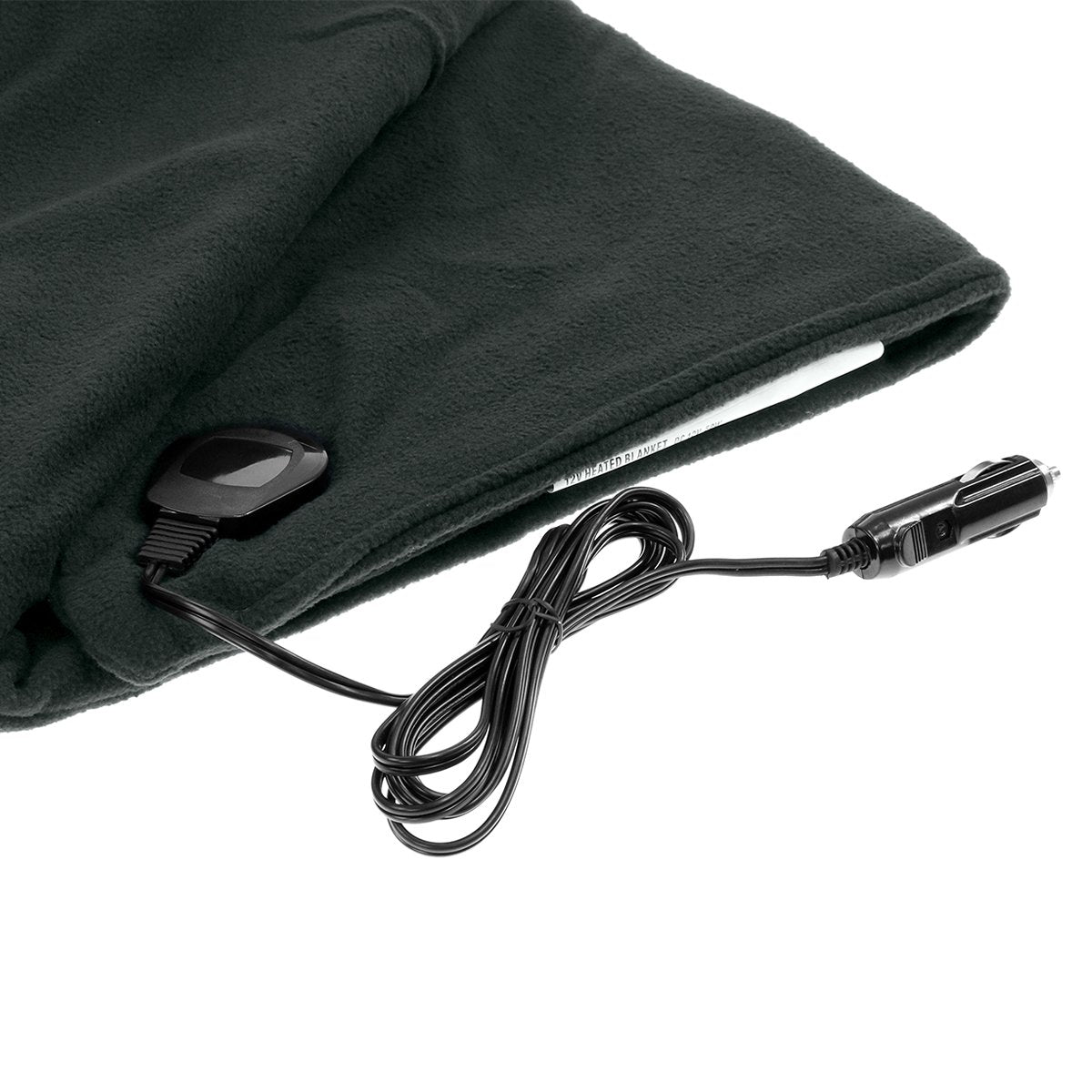 Laura Hill Heated Electric Car Blanket 150x110cm 12v - Black V240-CHB-110-BK