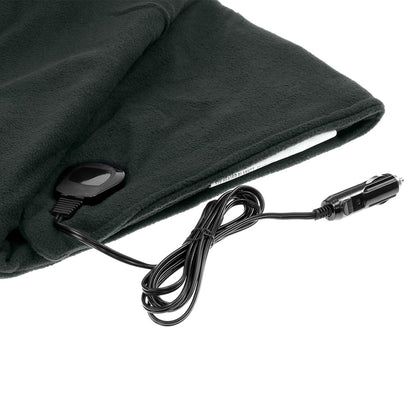 Laura Hill Heated Electric Car Blanket 150x110cm 12v - Black V240-CHB-110-BK