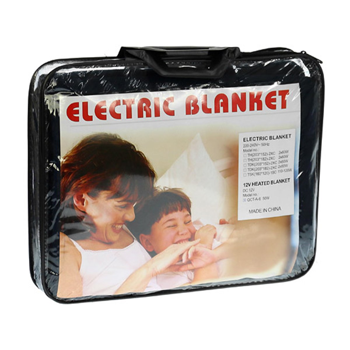 Laura Hill Heated Electric Car Blanket 150x110cm 12v - Black V240-CHB-110-BK