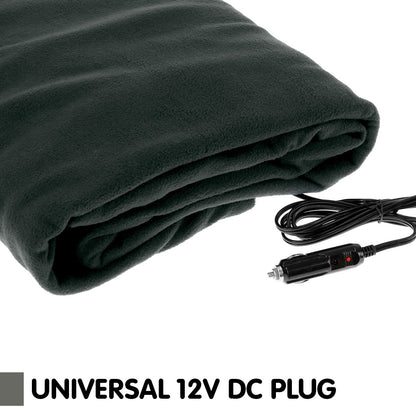 Laura Hill Heated Electric Car Blanket 150x110cm 12v - Black V240-CHB-110-BK