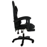 Sarantino Cueva Reclining High Back Office Gaming Chair Black Retractable Footrest Computer Seat V240-CHR-ASA-CUE-BK