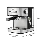 Pronti Toaster, Kettle & Coffee Machine Breakfast Set - Black V240-CM-KL-TS-COM-BK