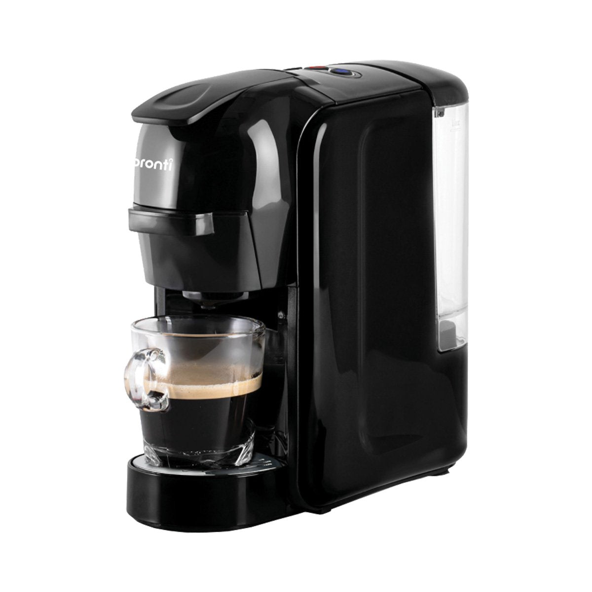 Pronti HomeMaid 3-in-1 Coffee Machine Multi-Capsule Pods and Ground Coffee Nespresso & Caffitaly Compatible V240-CM511HM