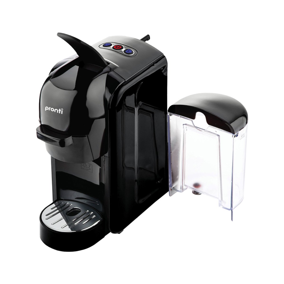 Pronti HomeMaid 3-in-1 Coffee Machine Multi-Capsule Pods and Ground Coffee Nespresso & Caffitaly Compatible V240-CM511HM