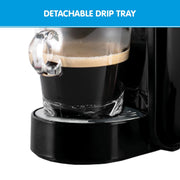 Pronti HomeMaid 3-in-1 Coffee Machine Multi-Capsule Pods and Ground Coffee Nespresso & Caffitaly Compatible V240-CM511HM