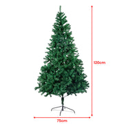 Christabelle Christmas Tree Decor 1.2m Xmas Decorations - 300 Tips Green V240-CMT-JFA-120