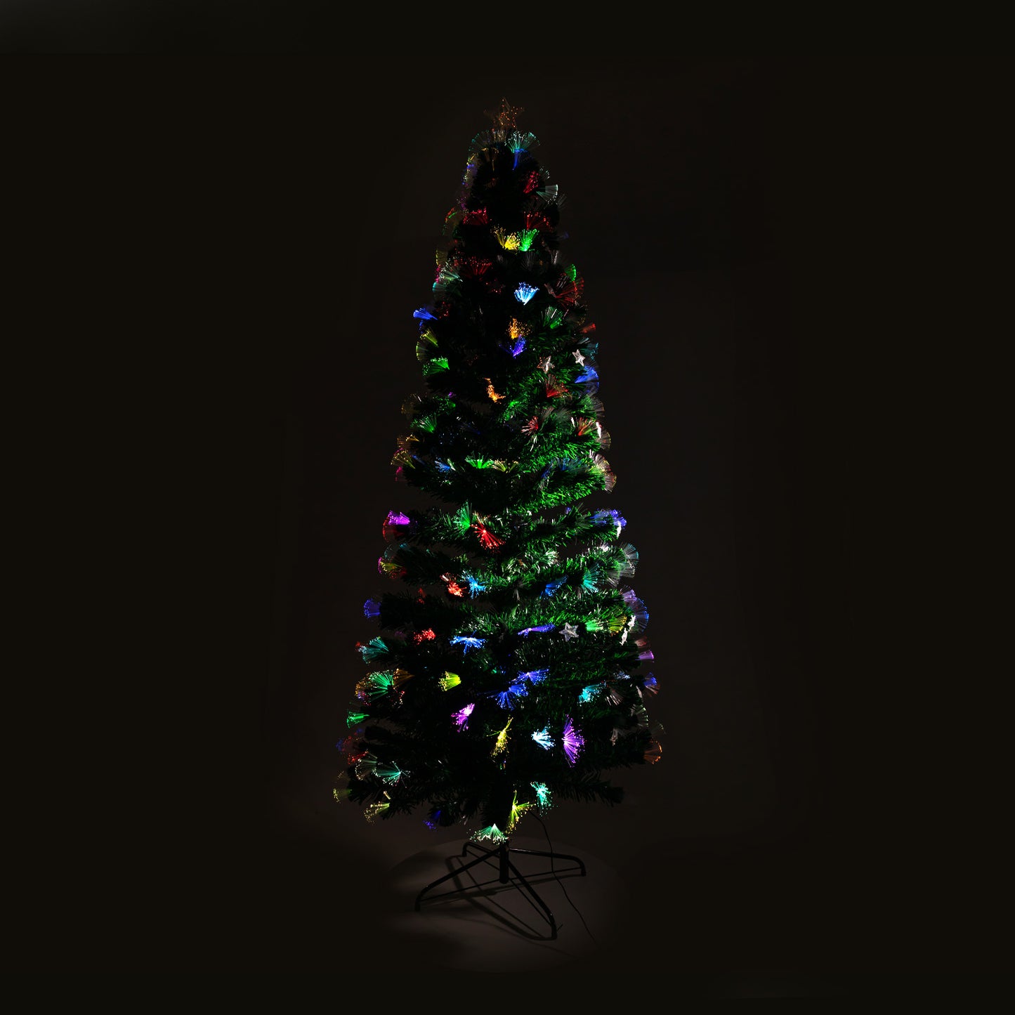 Christabelle 1.2m Enchanted Pre Lit Fibre Optic Christmas Tree Stars Xmas Decor V240-CMT-JFA-120-OPF
